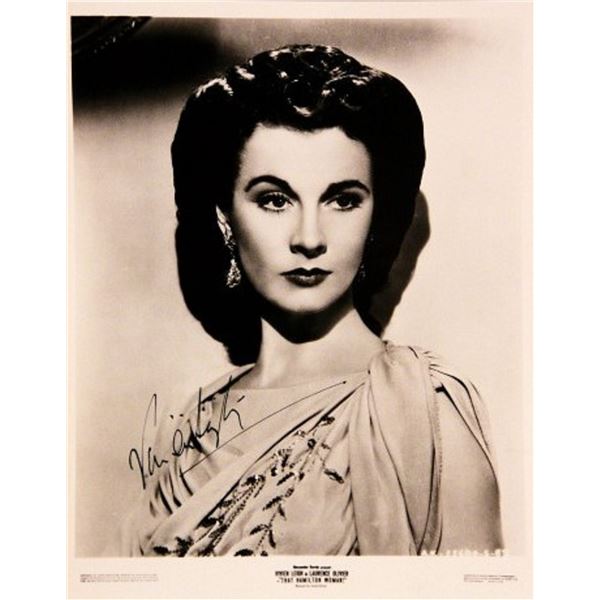 Vivien Leigh signed portrait photo