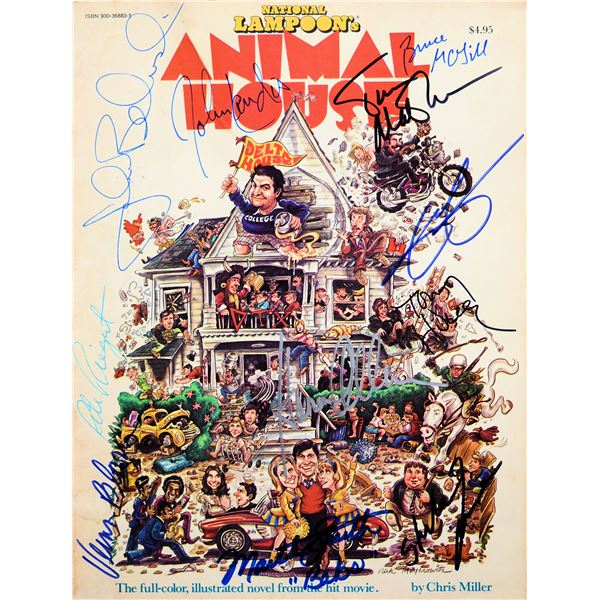 Animal House 1978 cast signed book