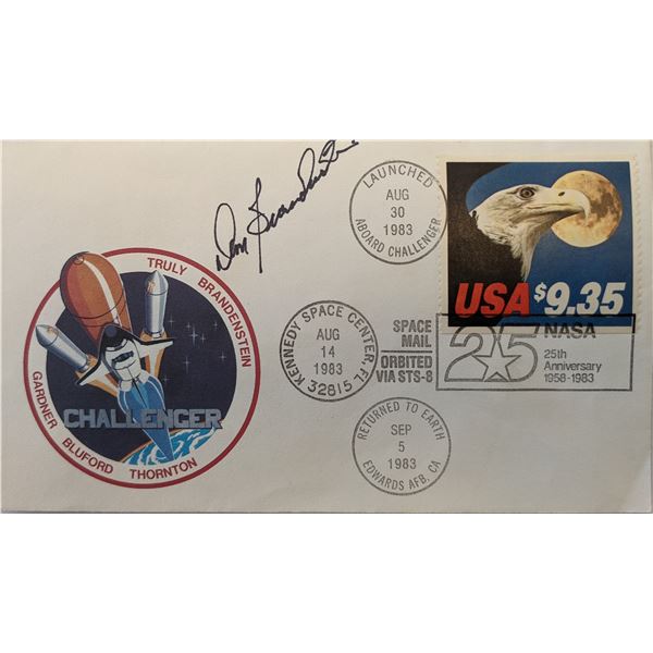 Daniel Brandenstein Signed NASA 25th Anniversary Challenger First Day Cover