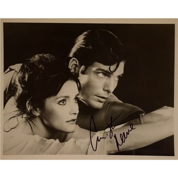 Christopher Reeve signed Superman movie photo