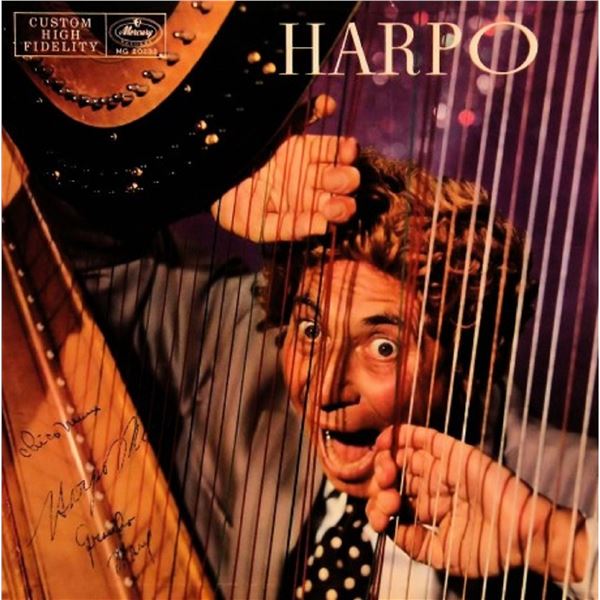 The Marx Brothers signed Harpo album