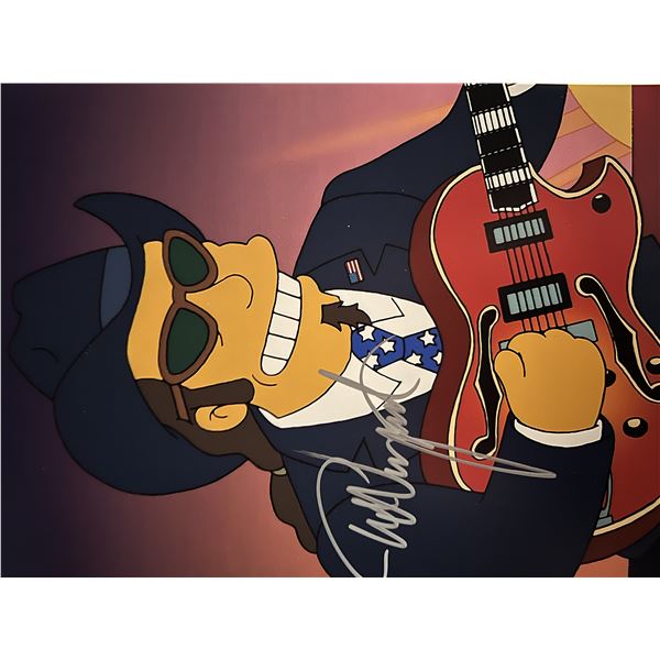 The Simpsons Ted Nugent signed photo