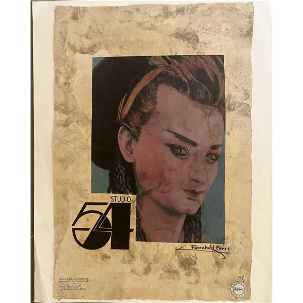 Fairchild Paris limited edition Boy George Studio 54 Artist Proof