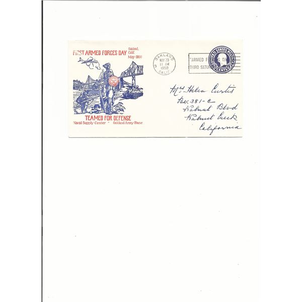 First Armed Forces Day - First Day Cover - Oakland, Calif. - 1950