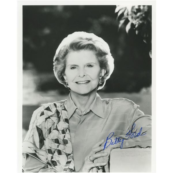 Betty Ford signed photo