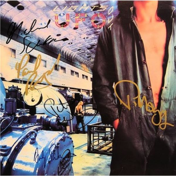 UFO signed Lights Out album