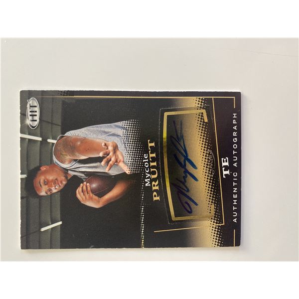MyCole Pruitt signed autograph card