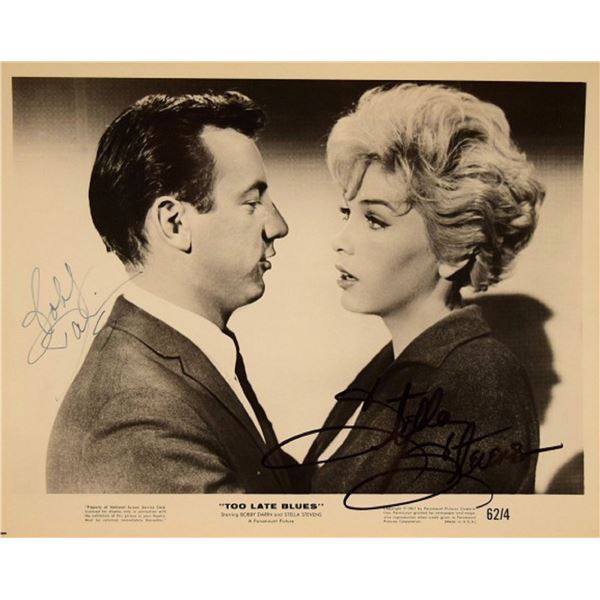 Bobby Darin & Stella Stevens signed movie still photo