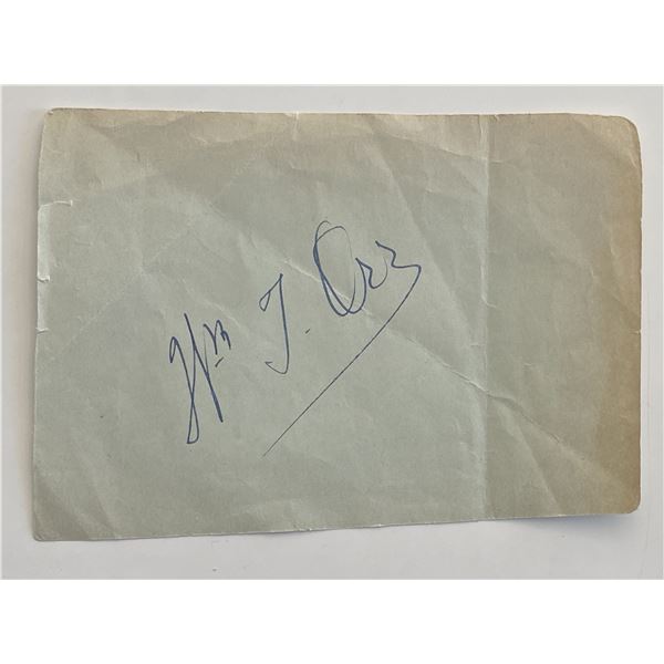 William T. Orr original signature