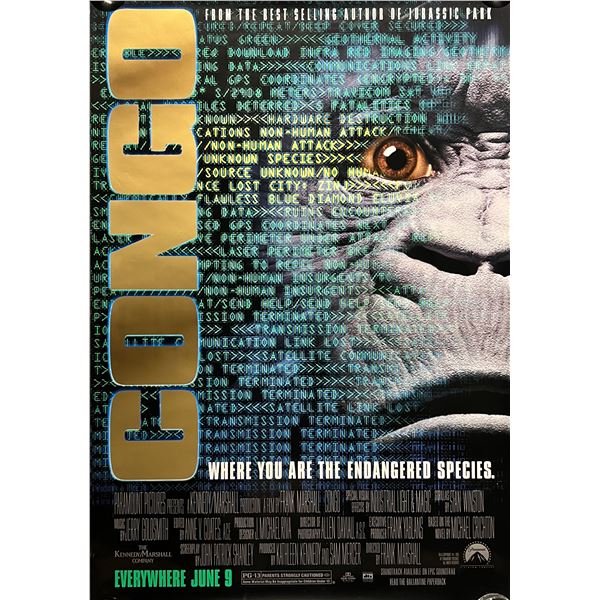 Congo 1994 original movie poster
