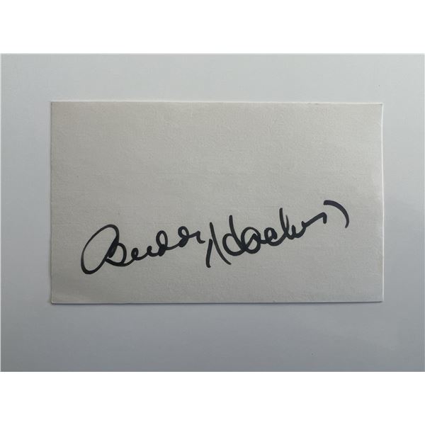 Buddy Hackett original signature