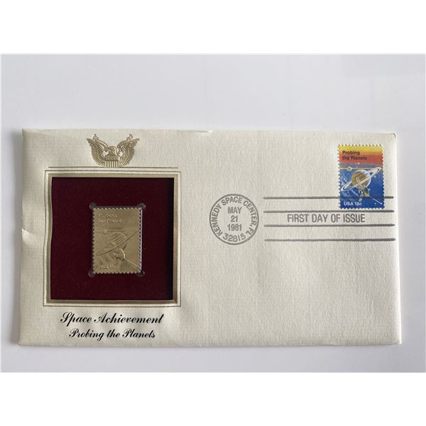 Space Achievement Probing the Planets Stamp Replica First Day Cover