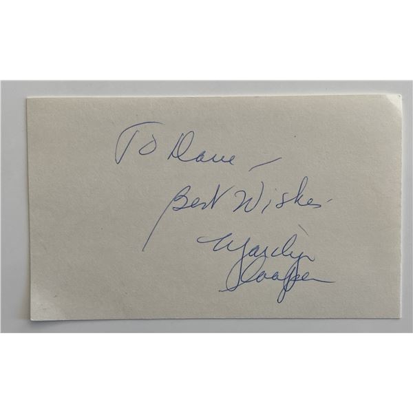 Marvin Cooper original signature