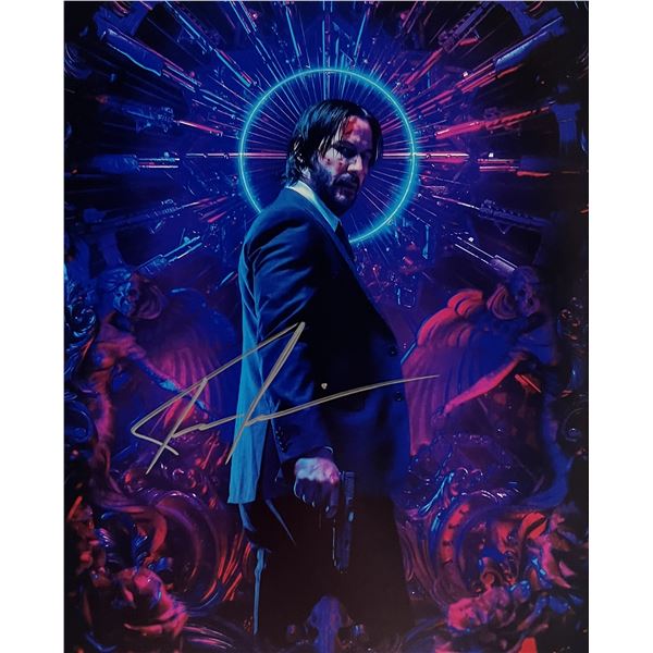 John Wick Keanu Reeves signed photo