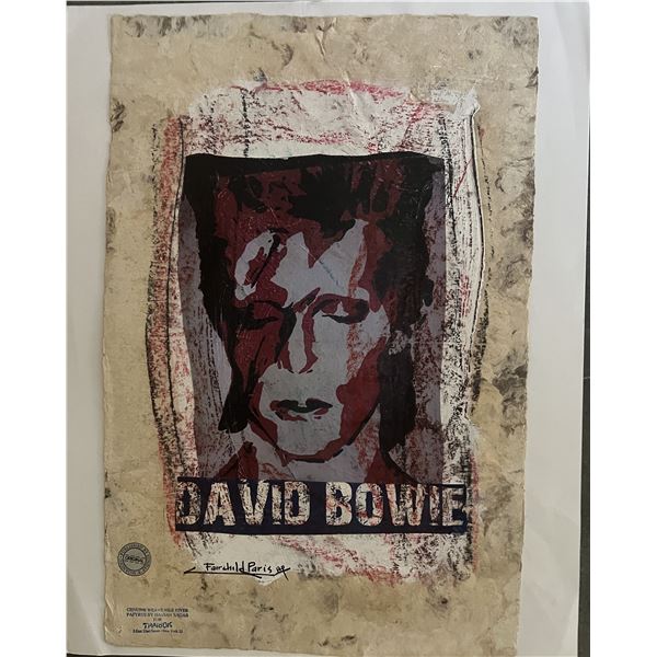 Fairchild Paris limited edition David Bowie Artist Proof