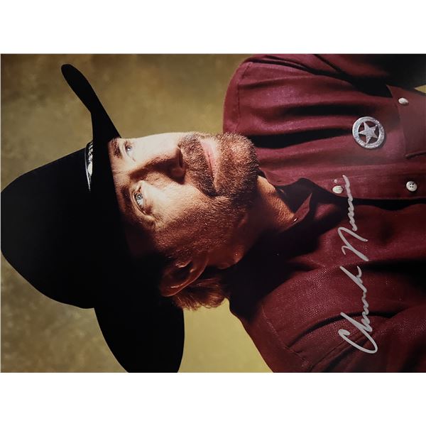 Walker Texas Ranger Chuck Norris signed photo