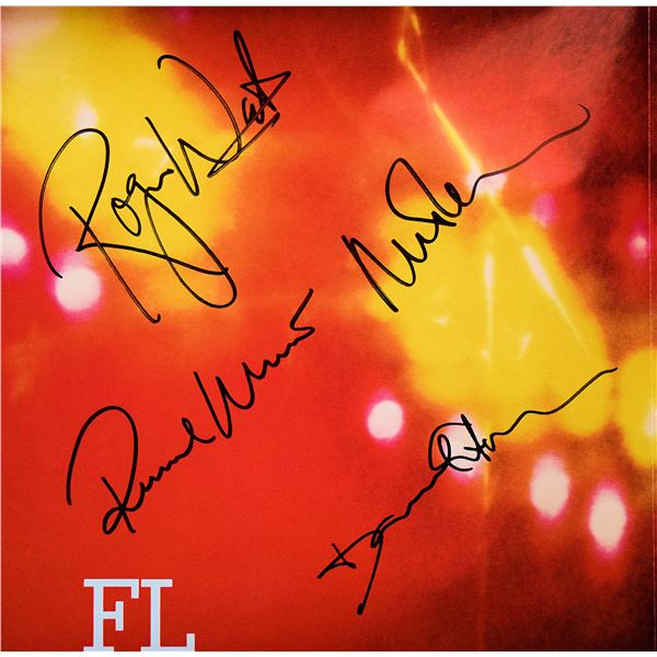 Pink Floyd signed The Dark Side Of The Moon promo poster