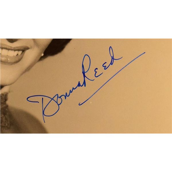 Donna Reed signed portrait photo