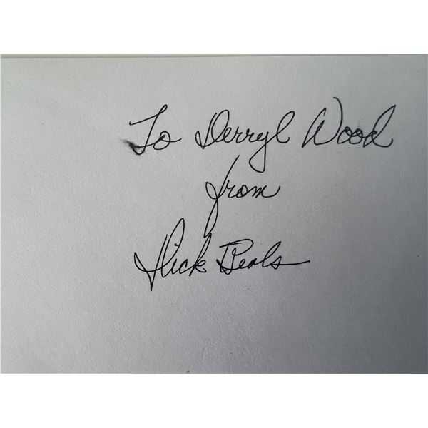 Dick Beals original signature