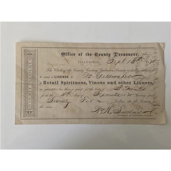 1870 signed document