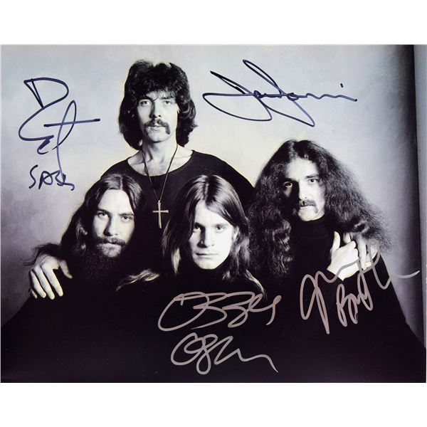 Black Sabbath signed photo