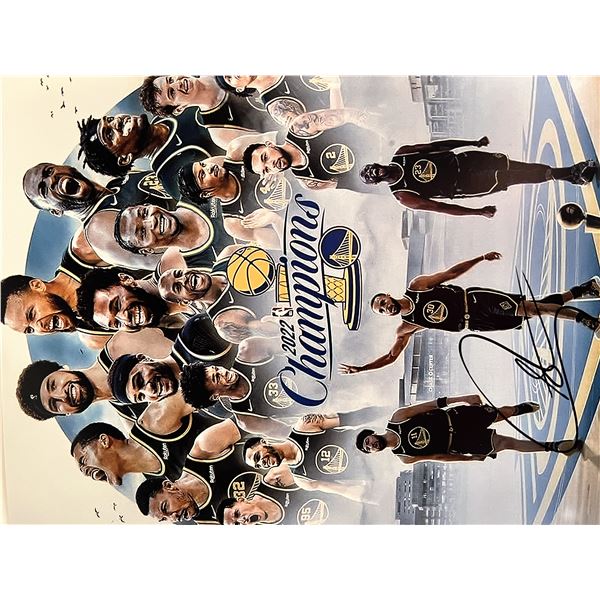 Golden State Warriors Steph Curry signed photo