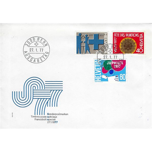 Swiss - First Day Cover - 1977