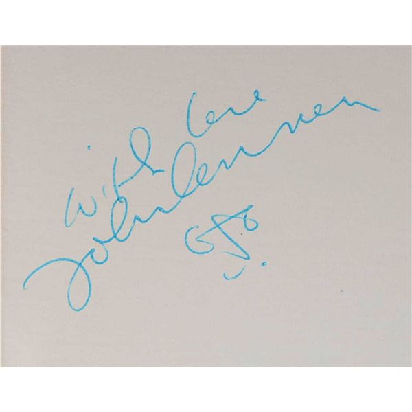 John Lennon signed Two Virgins album