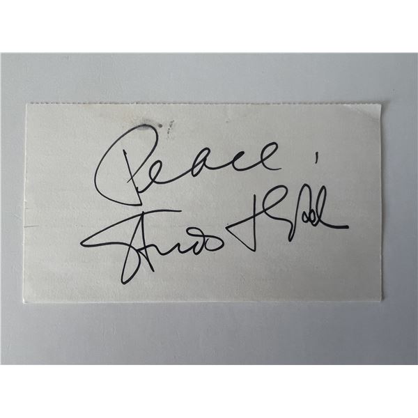 Studs Terkel original signature