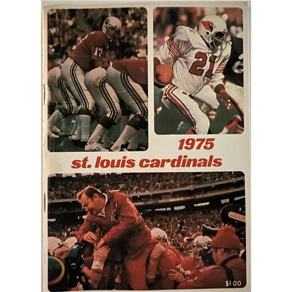 1975 St. Louis Cardinals team program