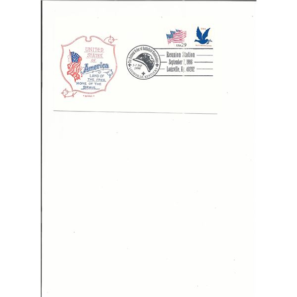 Louisville, Kentucky - The National Order of Battlefield Commissions - First Day Cover - 1996