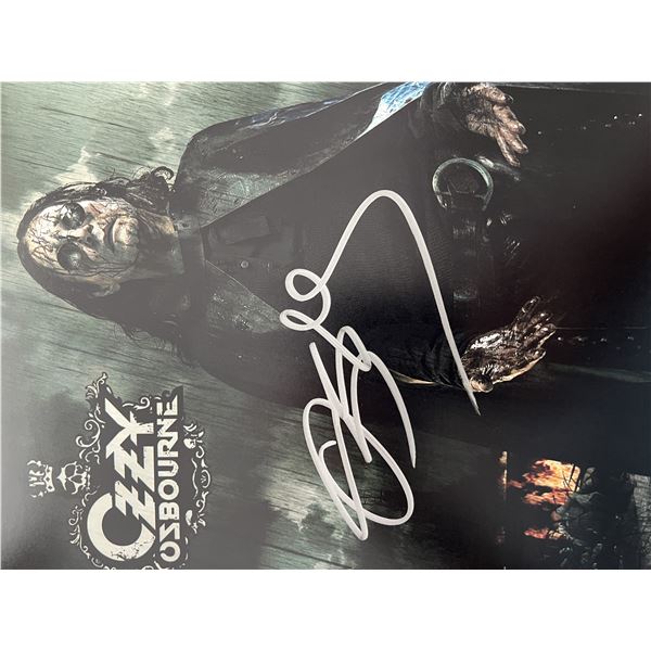 Black Sabbath Ozzy Osbourne signed photo