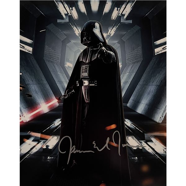 Darth Vader James Earl Jones signed photo