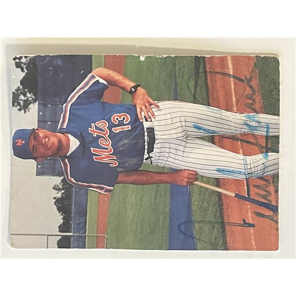 New York Mets Clint Hurdle signed photo