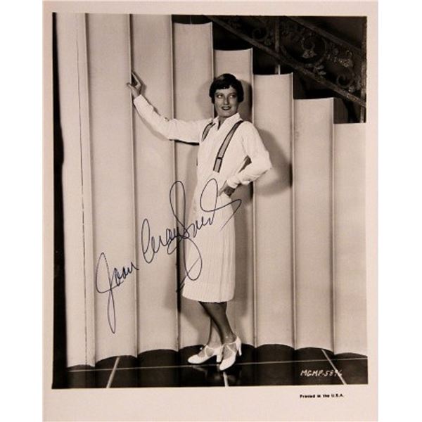 Joan Crawford signed portrait photo