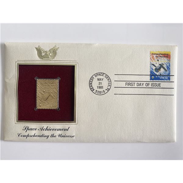 Space Achievement Comprehending the Universe Stamp Replica First Day Cover