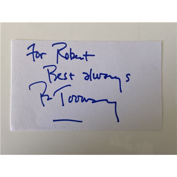 Football player Pat Toomay original signature