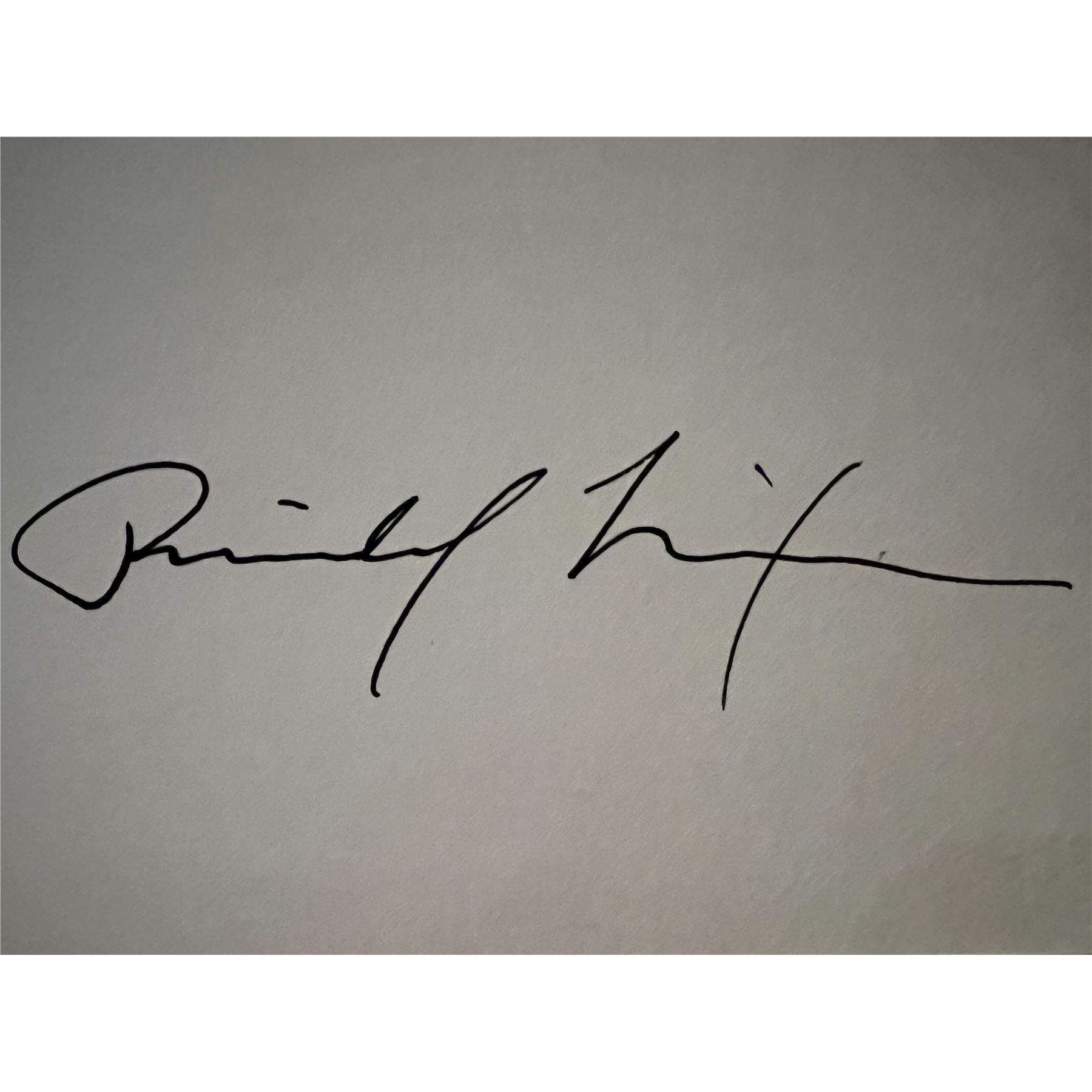 Signature Richard Rish Richard Nixon original signature