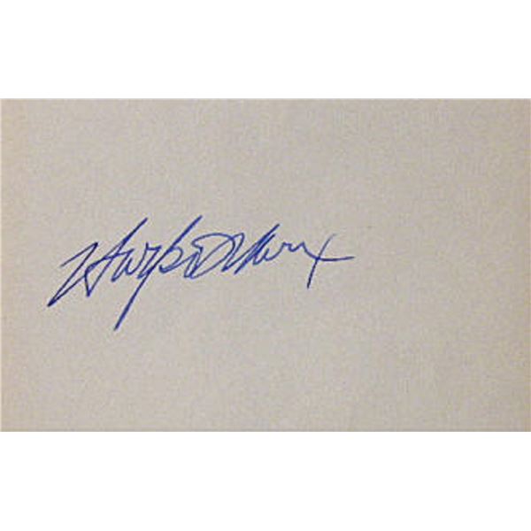 Harpo Marx signature slip