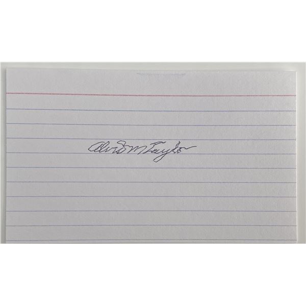 Allison Taylor original signature