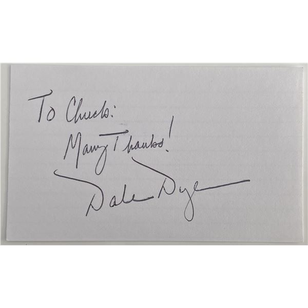 Dale Dye original signature