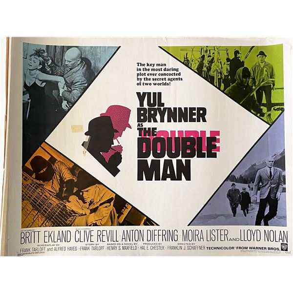 The Double Man 1967 vintage movie poster