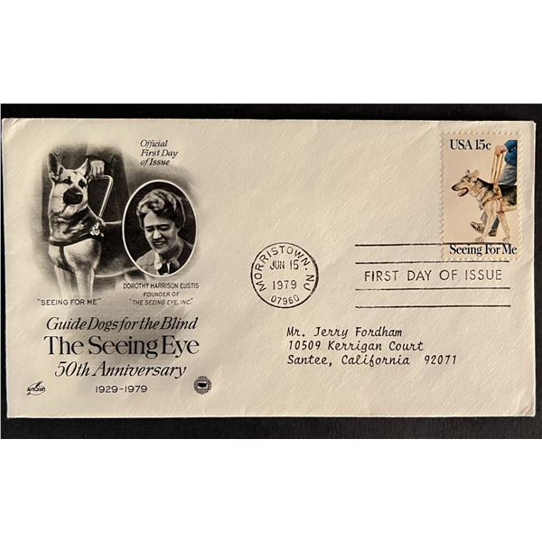 The Seeing Eye First Day Cover