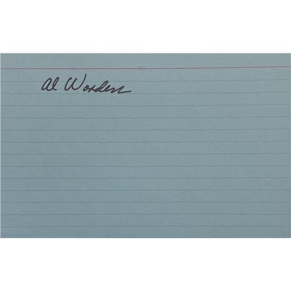 Apollo 15 Alfred Worden original signature
