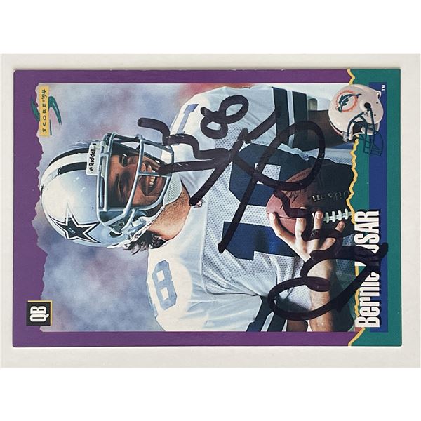 Miami Dolphins Bernie Kosar 1994 Pinnacle #245 signed trading card