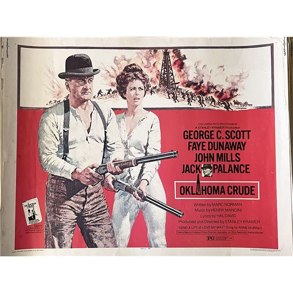 Oklahoma Crude 1973 vintage movie poster
