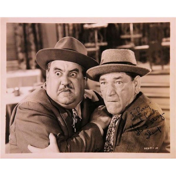 Shemp Howard signed portrait photo