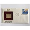 Image 1 : Space Achievement Shuttle Returning to Earth Gold Stamp Replica First Day Cover