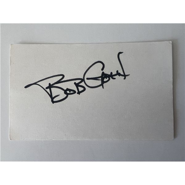 Gameshow MC Bob Goen original signature