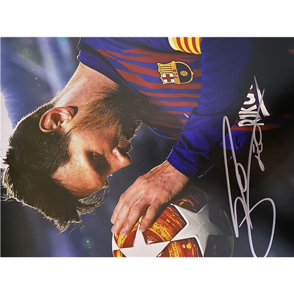 FC Barcelona Lionel Messi signed photo